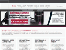 Tablet Screenshot of power-techs.fr